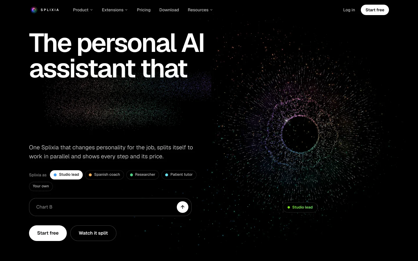 Splixia home: the personal AI that does the work for you