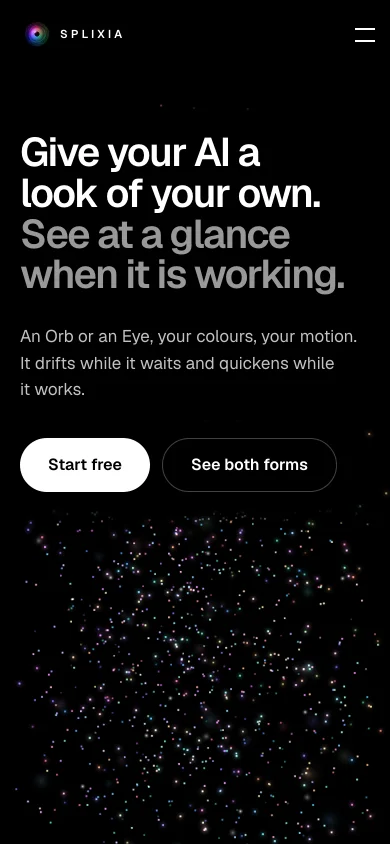 Splixia presence on a phone