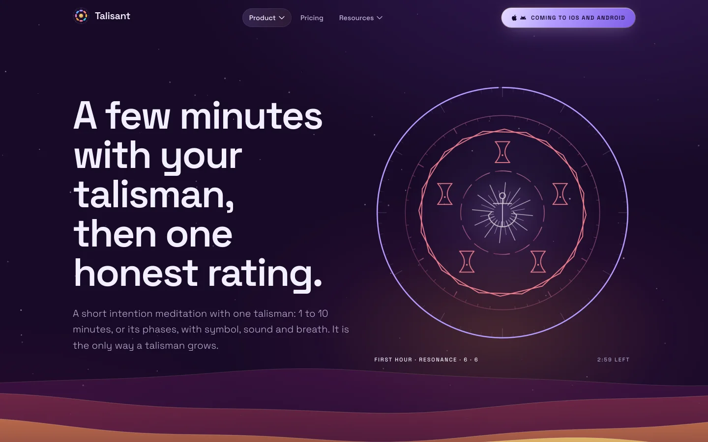 Talisant activations: a few minutes with one talisman